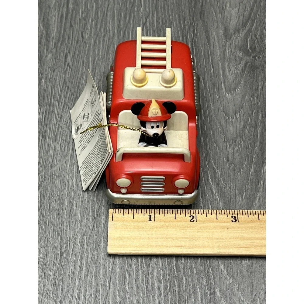 Disney Mickey‎ Mouse Fire Engine Truck w/ Sound & Candles Red - EMPTY